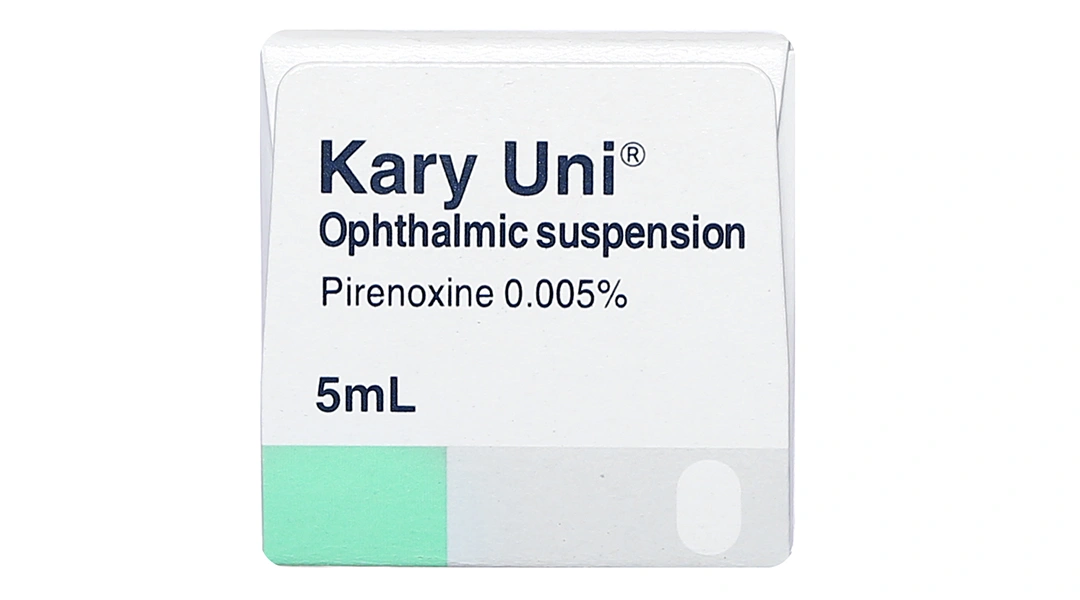 Hỗn dịch nhỏ mắt Kary Uni 0.005% trị đục thủy tinh thể chai 5ml - 4