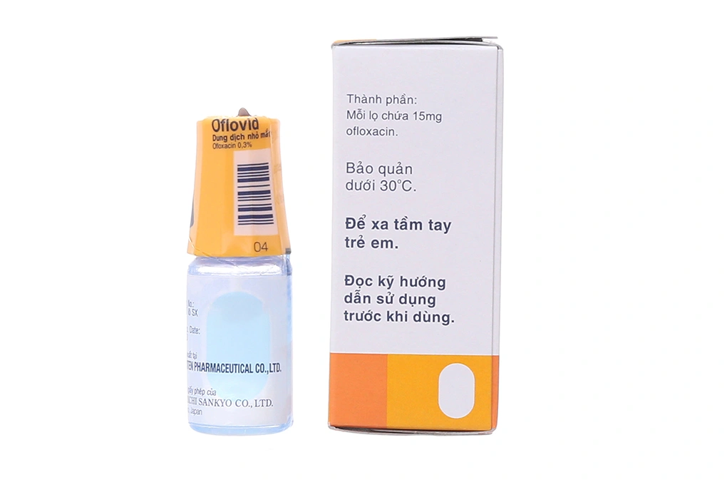 Dung dịch nhỏ mắt Oflovid 0.3% trị nhiễm khuẩn mắt chai 5ml - 1
