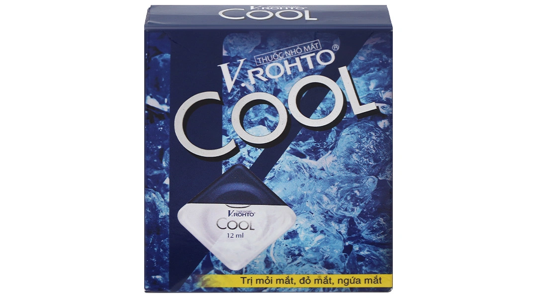 Dung dịch nhỏ mắt V.Rohto Cool giảm mỏi mắt, sung huyết kết mạc chai 12ml - 2