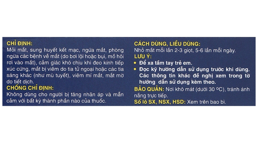 Dung dịch nhỏ mắt V.Rohto Cool giảm mỏi mắt, sung huyết kết mạc chai 12ml - 6