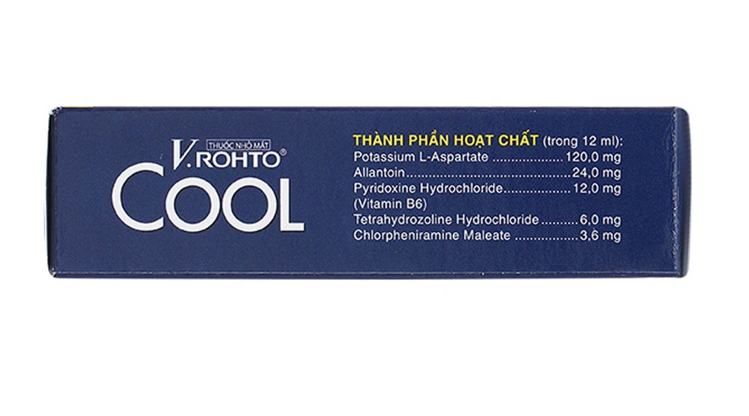 Dung dịch nhỏ mắt V.Rohto Cool giảm mỏi mắt, sung huyết kết mạc chai 12ml - 4