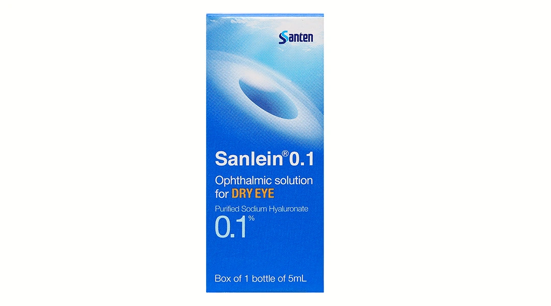 Dung dịch nhỏ mắt Sanlein 0.1% trị rối loạn biểu mô kết-giác mạc chai 5ml - 2