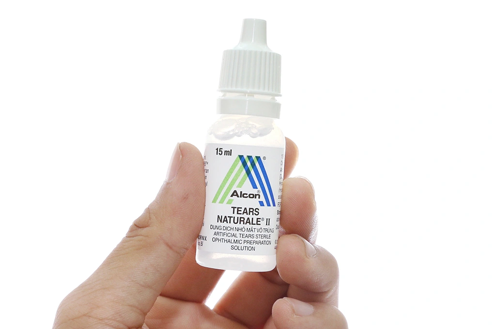 Dung dịch nhỏ mắt Tears Naturale II giảm kích ứng mắt, khô mắt chai 15ml - 8