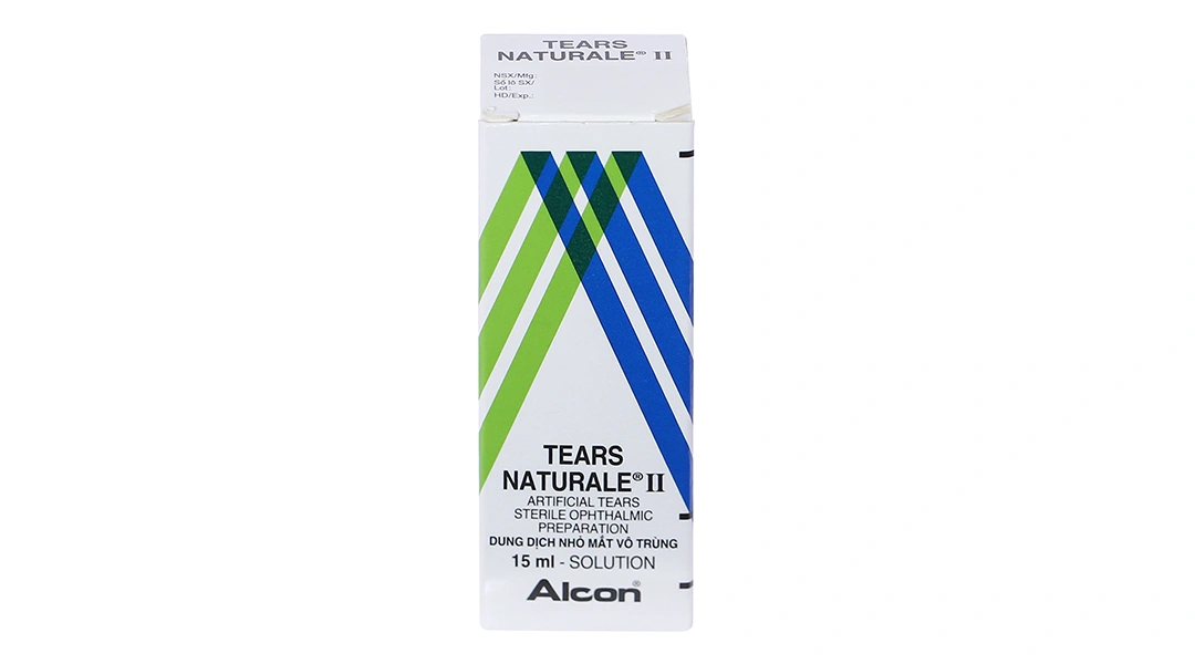 Dung dịch nhỏ mắt Tears Naturale II giảm kích ứng mắt, khô mắt chai 15ml - 1