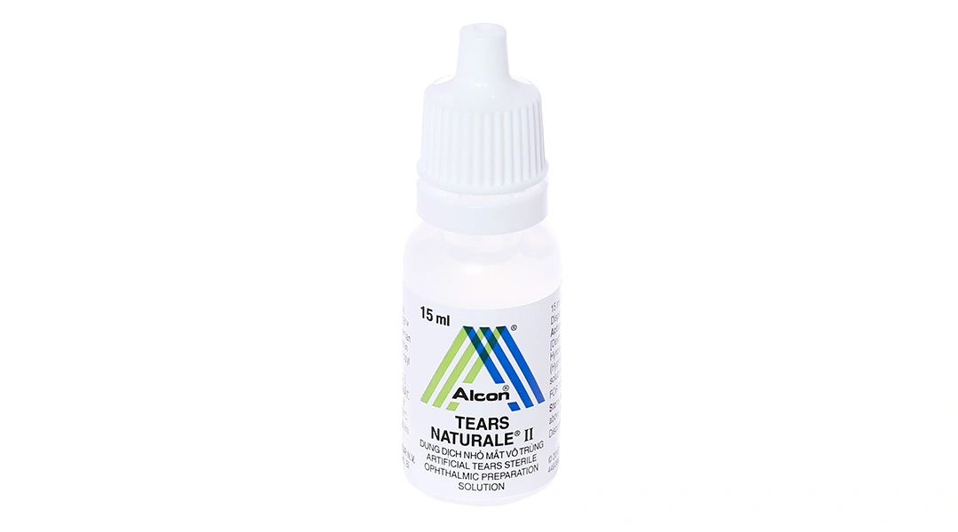 Dung dịch nhỏ mắt Tears Naturale II giảm kích ứng mắt, khô mắt chai 15ml - 7