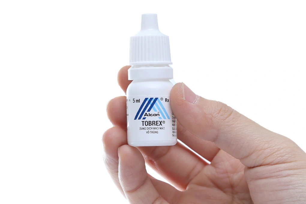 Dung dịch nhỏ mắt Tobrex 0.3% trị nhiễm trùng nhãn cầu chai 5ml - 5