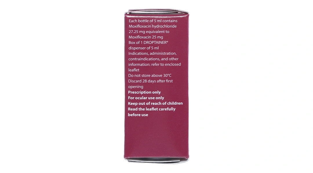 Dung dịch nhỏ mắt Vigamox 0.5% trị viêm kết mạc do vi khuẩn chai 5ml - 2