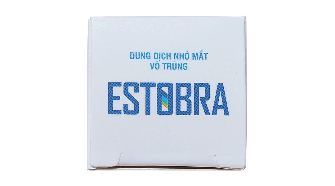 Dung dịch nhỏ mắt Estobra 0.3% trị tại chỗ nhiễm trùng mắt lọ 5ml - 4