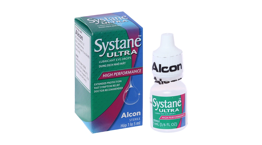 Dung dịch nhỏ mắt Systane Ultra giảm các chứng kích ứng mắt, khô mắt chai 5ml - 15