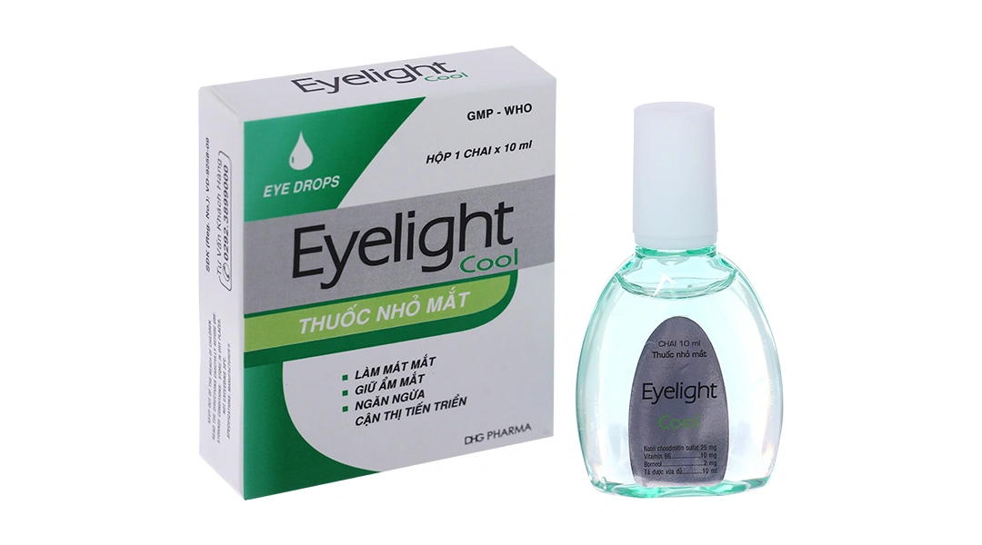 Dung dịch nhỏ mắt Eyelight Cool giữ ẩm, làm mát mắt chai 10ml - 