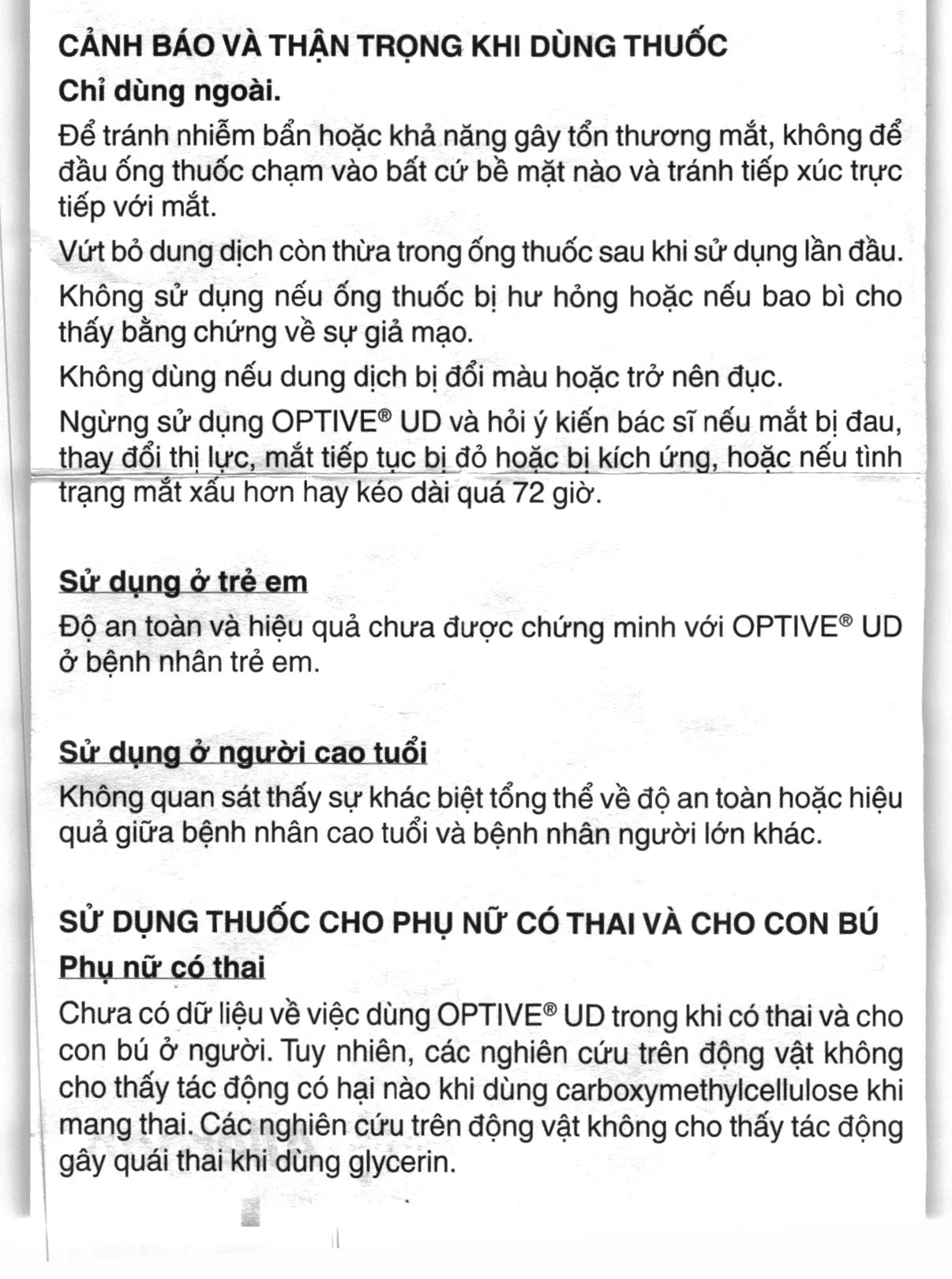 Dung dịch nhỏ mắt Optive UD giảm kích ứng mắt, khô mắt (30 ống x 0.4ml) - 7