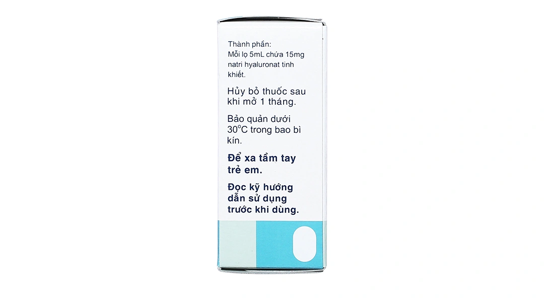 Dung dịch nhỏ mắt Sanlein 0.3 trị rối loạn biểu mô kết - giác mạc chai 5ml - 3