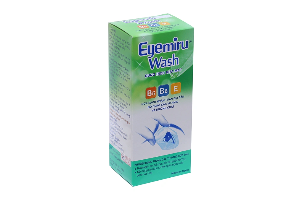 Dung dịch rửa mắt Eyemiru Wash phòng các bệnh về mắt chai 500ml - 