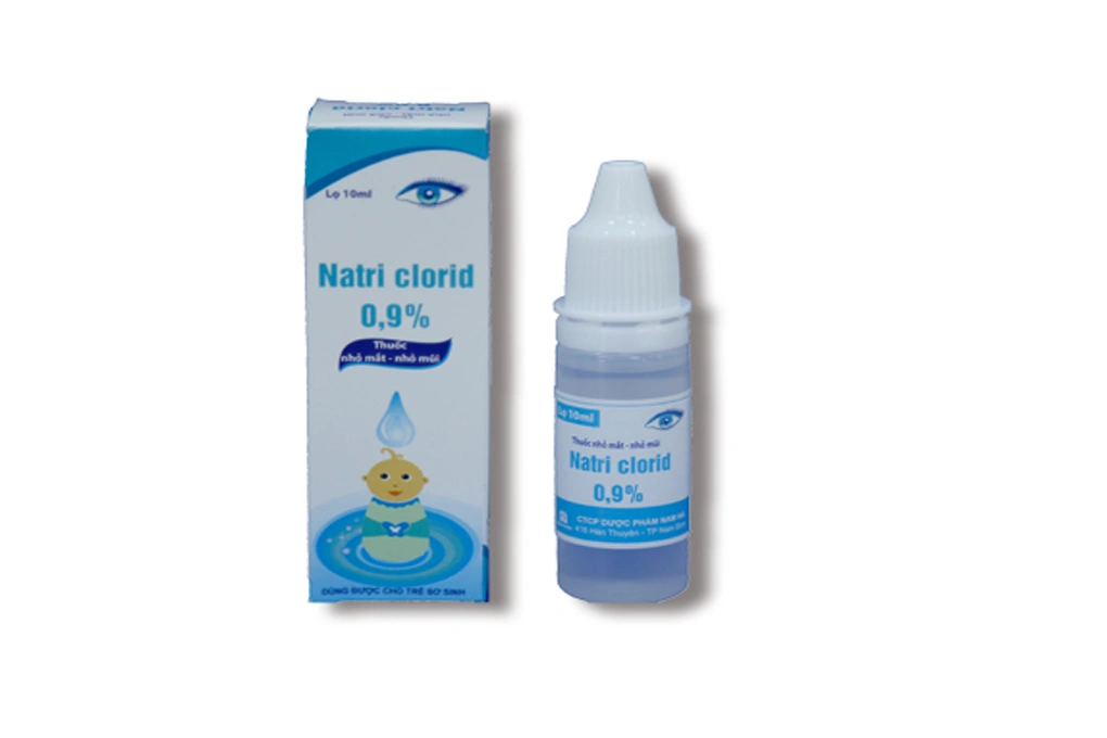 Dung dịch Natri Clorid Nam Hà 0.9% vệ sinh mắt, mũi lọ 10ml - 