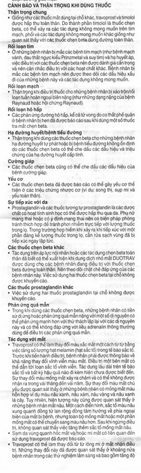 Dung dịch nhỏ mắt DuoTrav làm giảm áp lực nội nhãn chai 2.5ml - 7