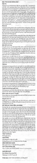 Dung dịch nhỏ mắt DuoTrav làm giảm áp lực nội nhãn chai 2.5ml - 12