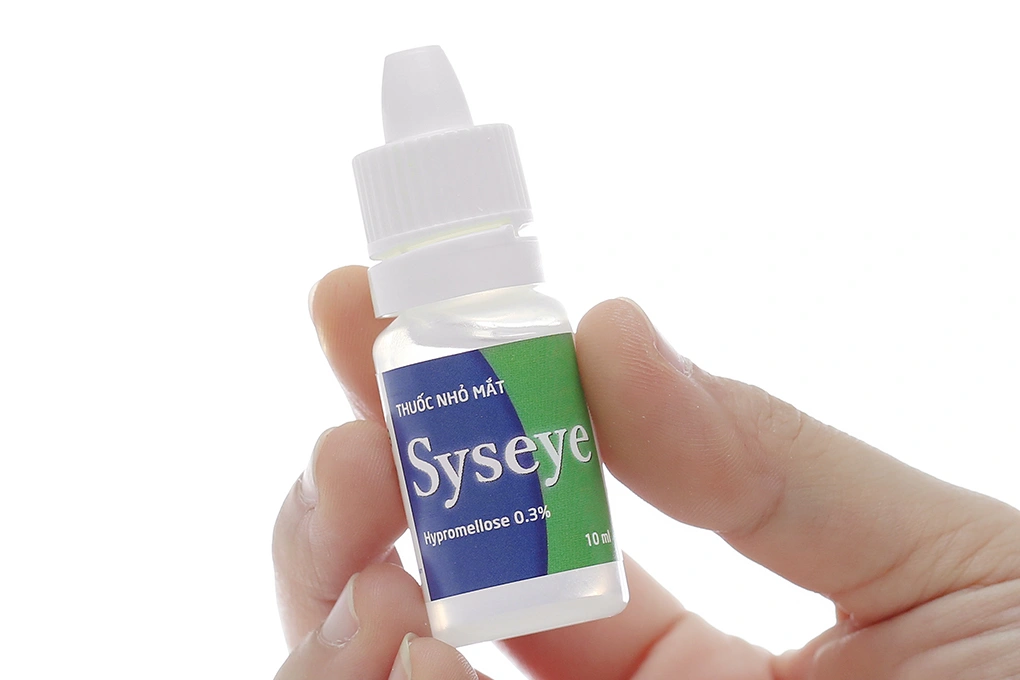 Dung dịch nhỏ mắt Syseye 0.3% giảm kích ứng mắt, khô mắt chai 10ml - 5