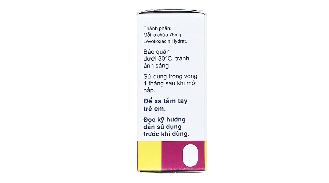 Dung dịch nhỏ mắt Cravit 1.5% trị nhiễm khuẩn mắt chai 5ml - 2