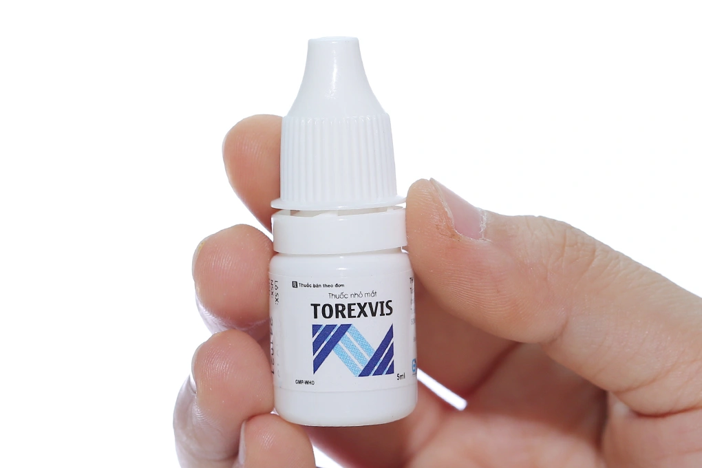 Dung dịch nhỏ mắt Torexvis 0.3% trị nhiễm khuẩn mắt chai 5ml - 3
