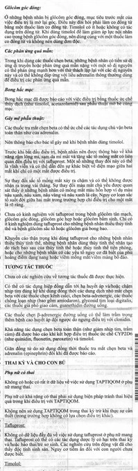 Dung dịch nhỏ mắt Taptiqom trị tăng nhãn áp (30 ống x 0.3ml) - 6