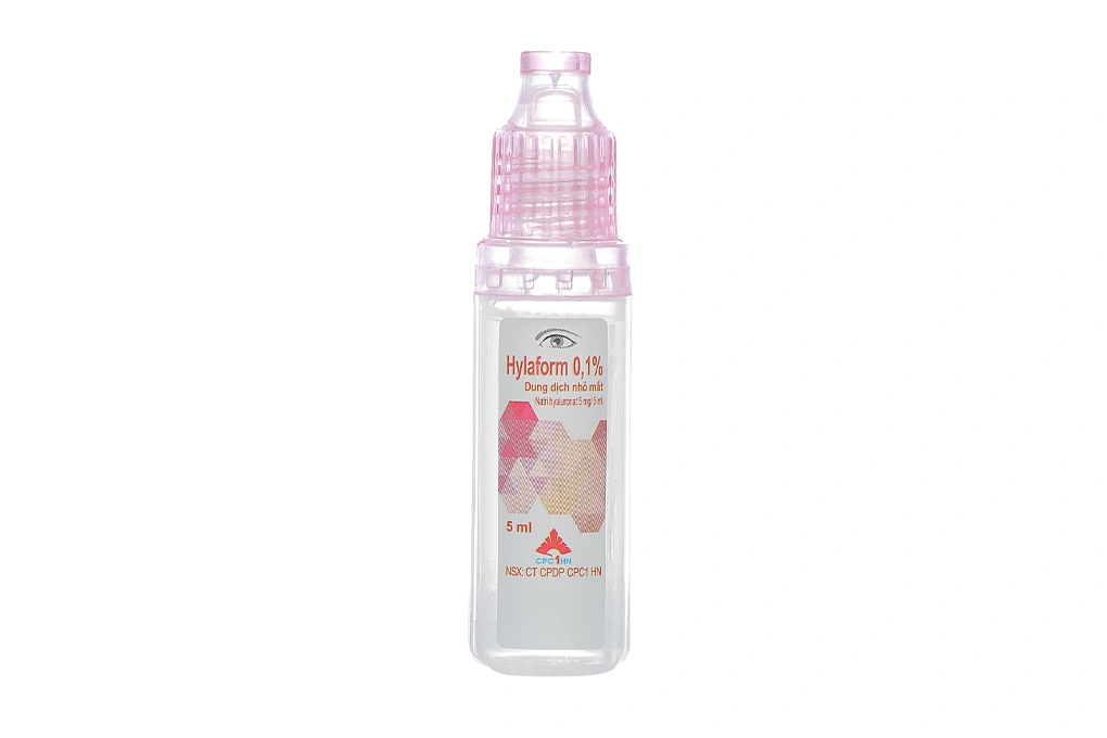 Dung dịch nhỏ mắt Hylaform 0.1% trị khô mắt chai 5ml - 4