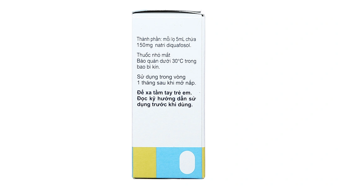 Dung dịch nhỏ mắt Diquas 3% trị khô mắt chai 5ml - 3