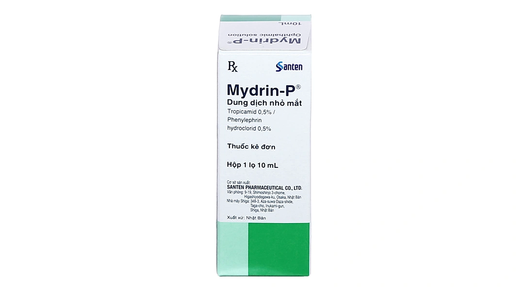 Dung dịch nhỏ mắt Mydrin-P làm giãn đồng tử trong chẩn đoán lọ 10ml - 1