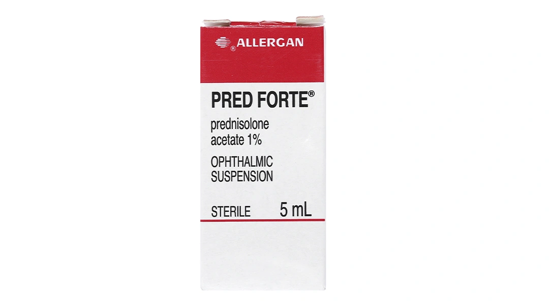 Hỗn dịch nhỏ mắt Pred Forte 1% trị viêm mi mắt, kết mạc, giác mạc chai 5ml - 2