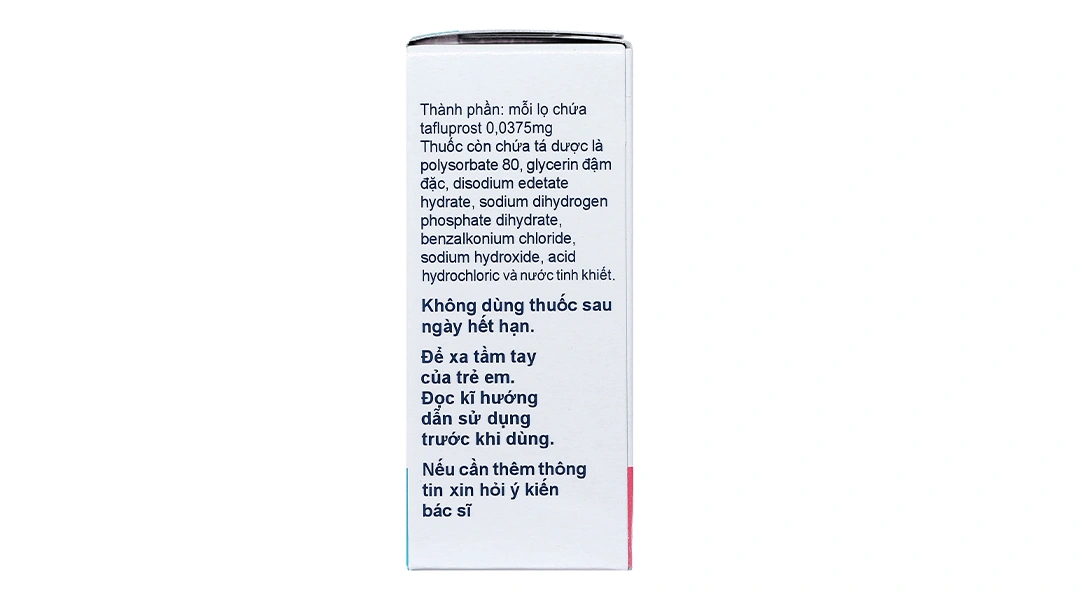 Dung dịch nhỏ mắt Taflotan 0.0015% trị tăng nhãn áp chai 2.5ml - 4