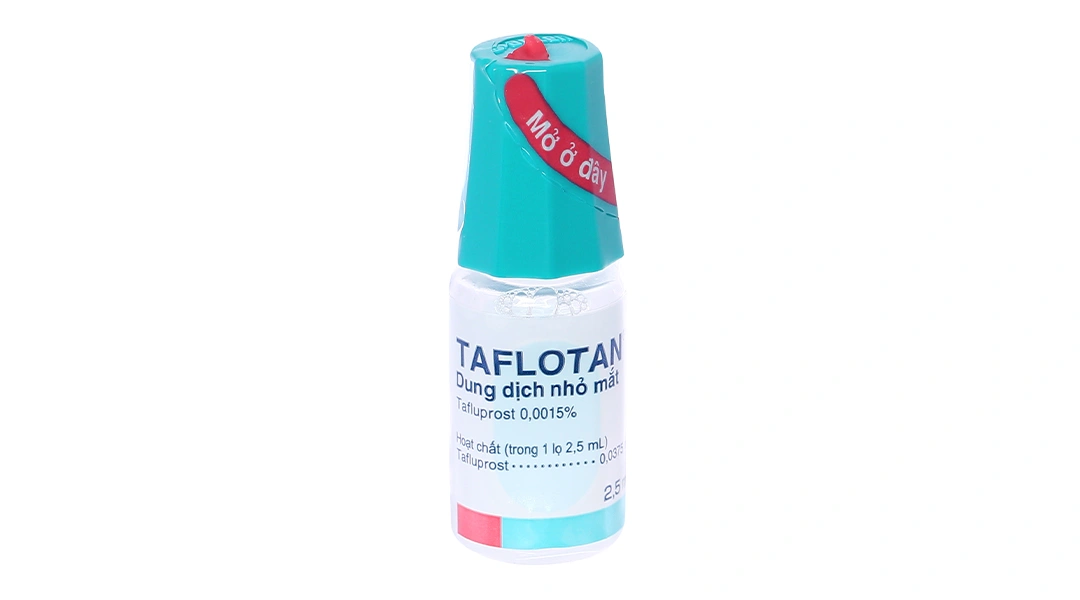 Dung dịch nhỏ mắt Taflotan 0.0015% trị tăng nhãn áp chai 2.5ml - 7