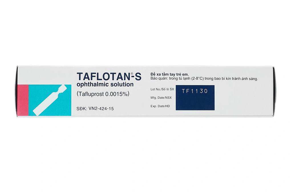 Dung dịch nhỏ mắt Taflotan-S 0.0015% điều trị tăng nhãn áp (30 ống x 0.3ml) - 2