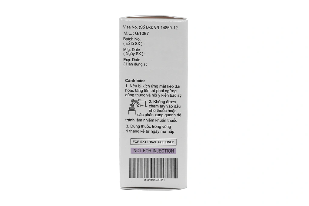 Dung dịch nhỏ mắt Clesspra 0.3% trị nhiễm khuẩn mắt lọ 5ml - 2
