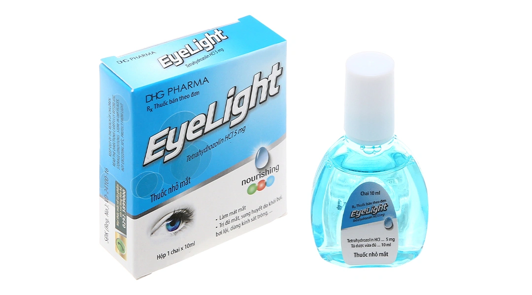 Dung dịch nhỏ mắt Eyelight trị đỏ mắt, ngứa mắt chai 10ml - 