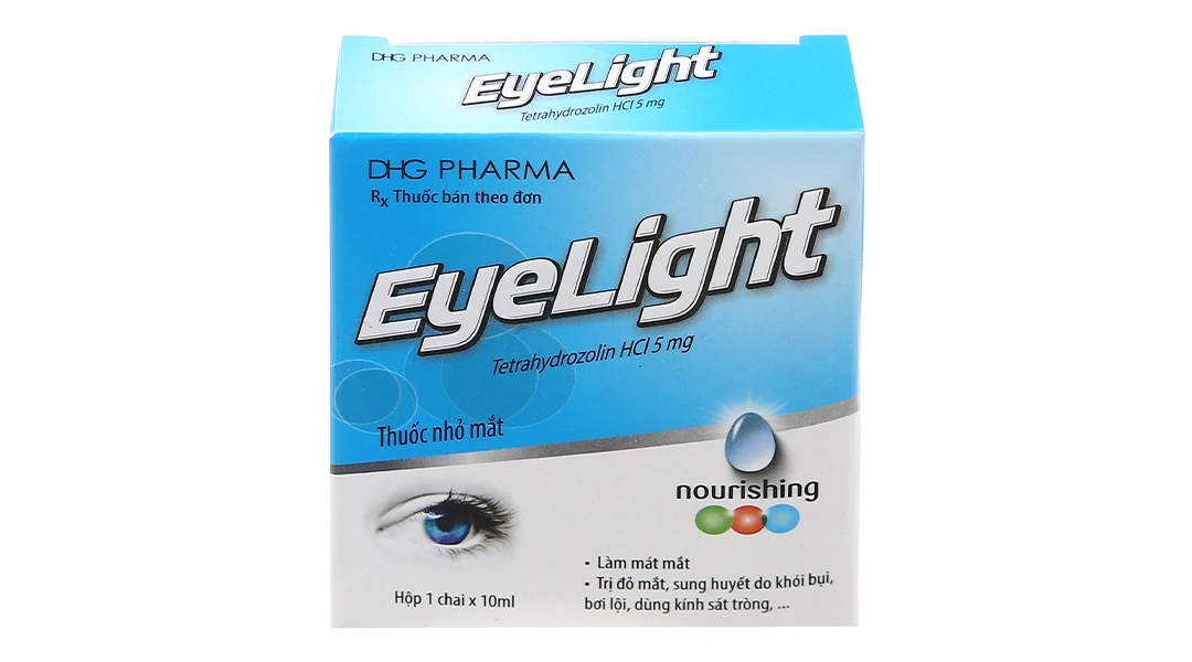 Dung dịch nhỏ mắt Eyelight trị đỏ mắt, ngứa mắt chai 10ml - 1