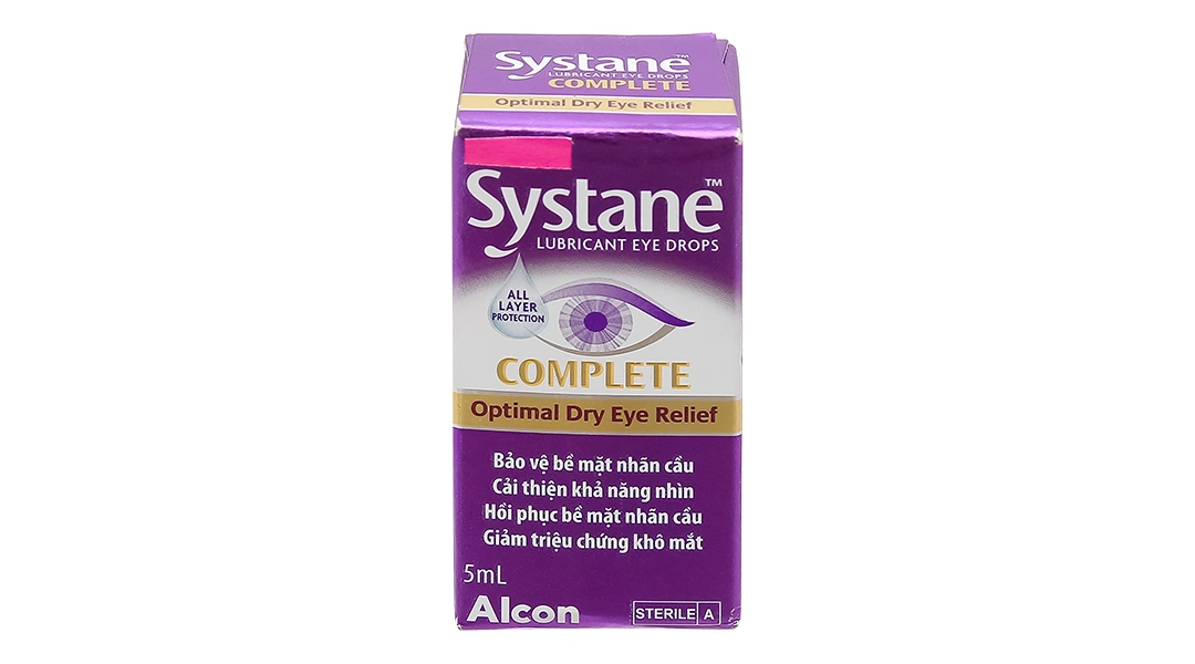 Dung dịch nhỏ mắt Systane Complete giảm kích ứng mắt, khô mắt lọ chai 5ml - 1
