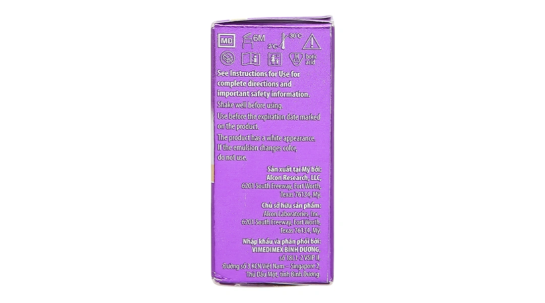 Dung dịch nhỏ mắt Systane Complete giảm kích ứng mắt, khô mắt lọ chai 5ml - 4