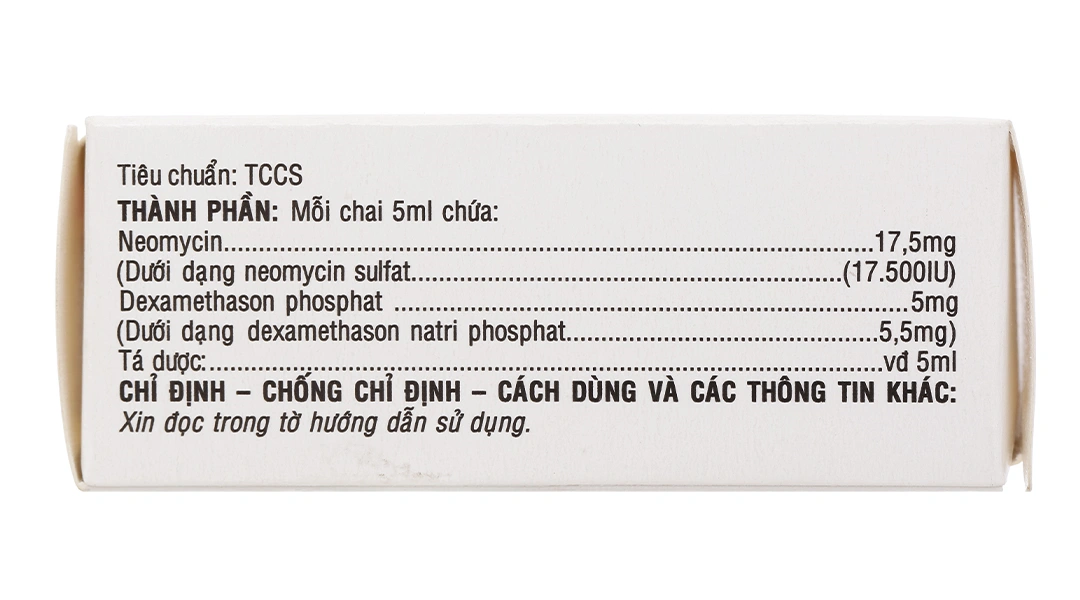 Dung dịch nhỏ mắt, mũi, tai Polydeson trị nhiễm khuẩn chai 5ml - 1