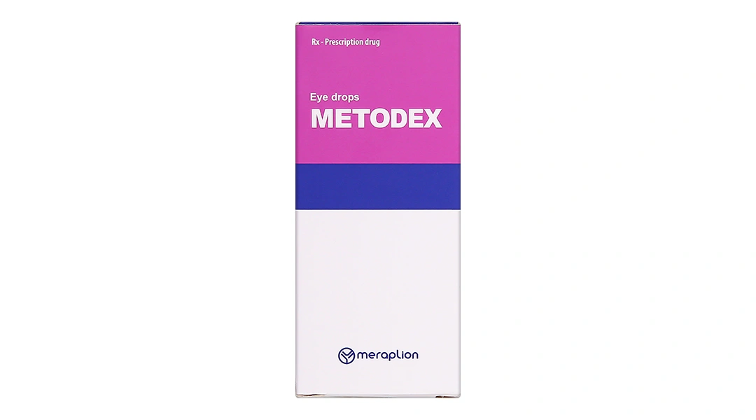 Thuốc nhỏ mắt Metodex trị nhiễm khuẩn, viêm nhiễm ở mắt chai 5ml - 1