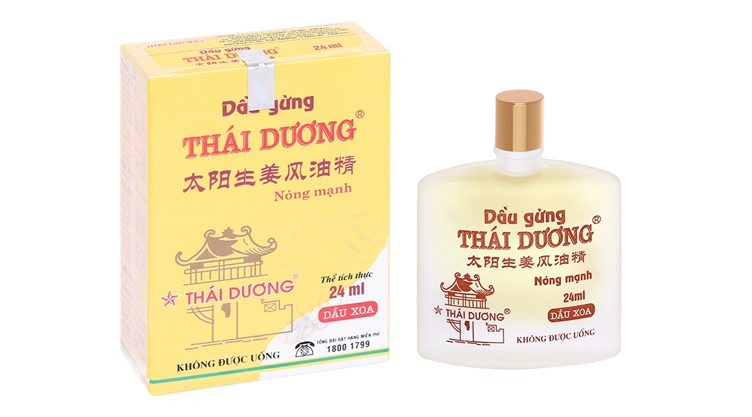 Dầu gừng Thái Dương chai 24ml - 