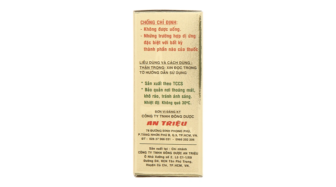 Cồn xoa bóp đa dụng An Triệu chai 60ml - 2