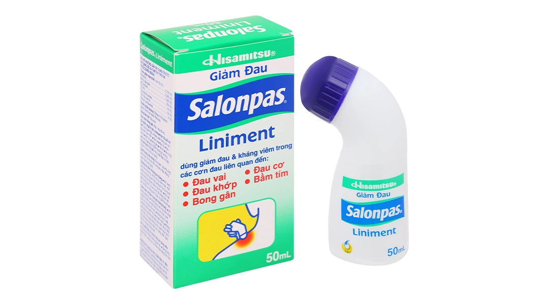 Dầu xoa Salonpas Liniment chai 50ml - 1