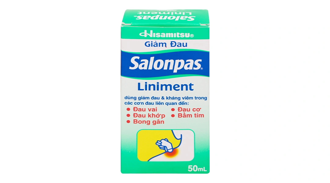 Dầu xoa Salonpas Liniment chai 50ml - 2