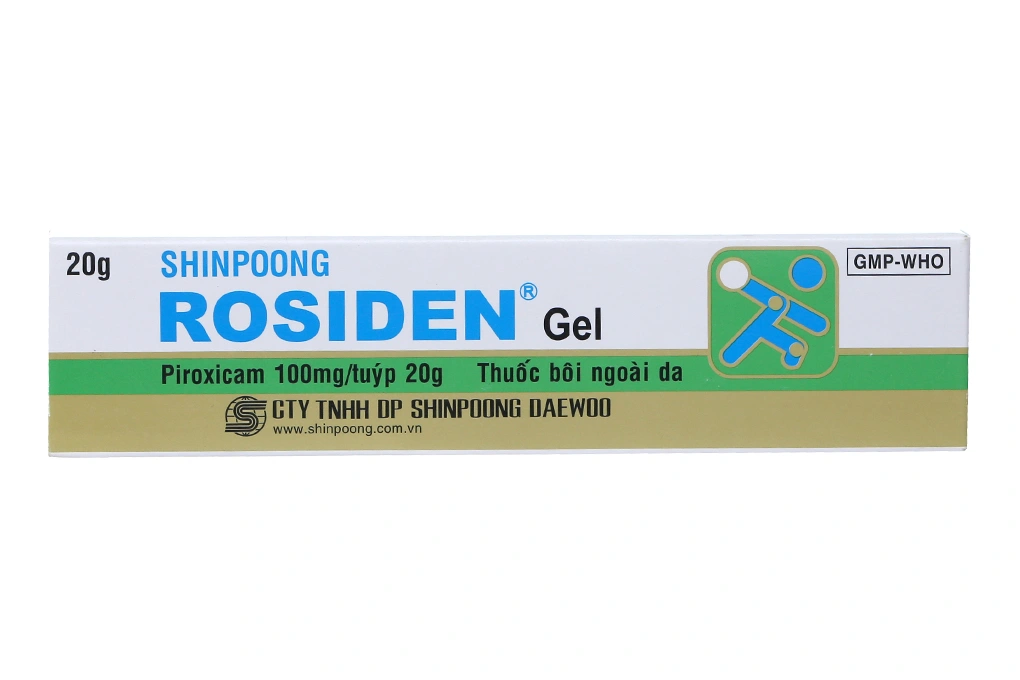 Gel bôi Shinpoong Rosiden giảm đau, kháng viêm tuýp 20g - 11