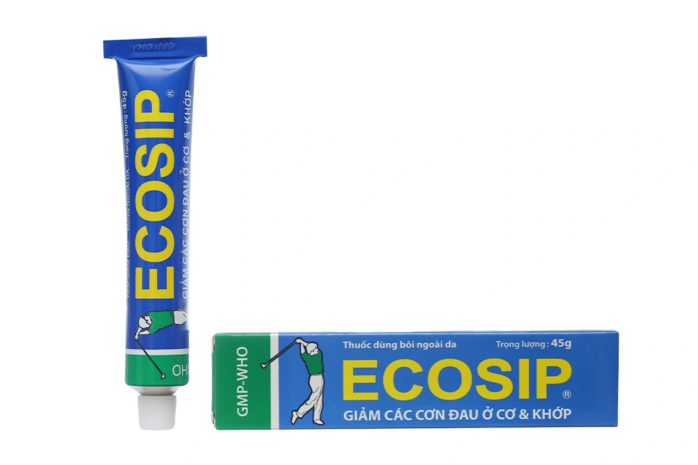 Kem bôi Ecosip giảm đau cơ, xương khớp tuýp 45g - 1