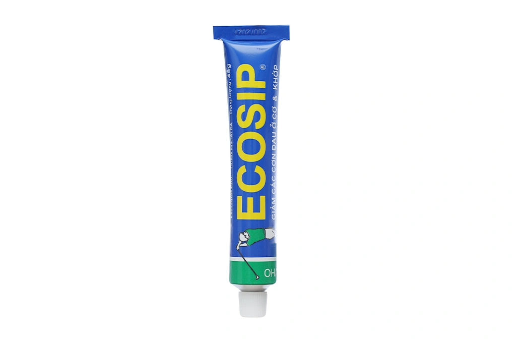 Kem bôi Ecosip giảm đau cơ, xương khớp tuýp 45g - 4