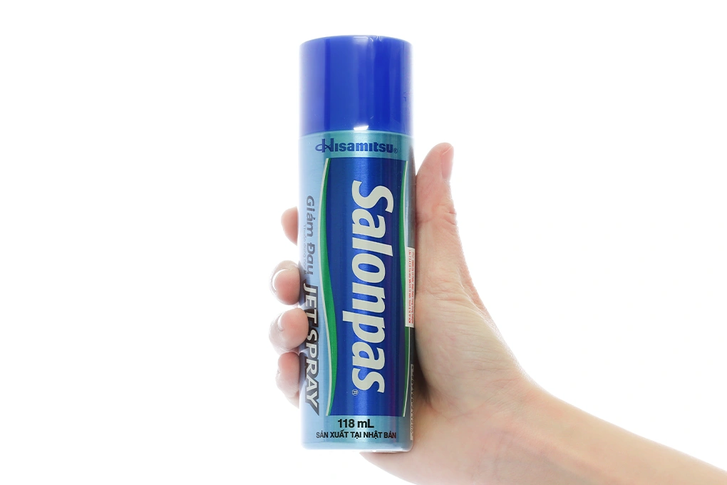 Xịt giảm đau Salonpas Jet Spray giảm đau, kháng viêm cơ khớp chai 118ml - 15