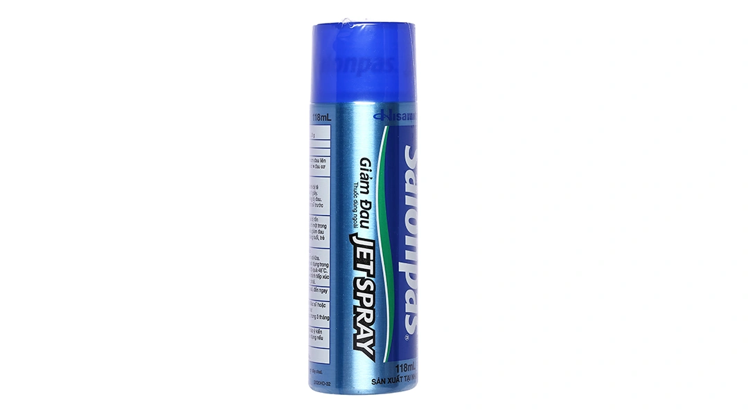 Xịt giảm đau Salonpas Jet Spray giảm đau, kháng viêm cơ khớp chai 118ml - 13
