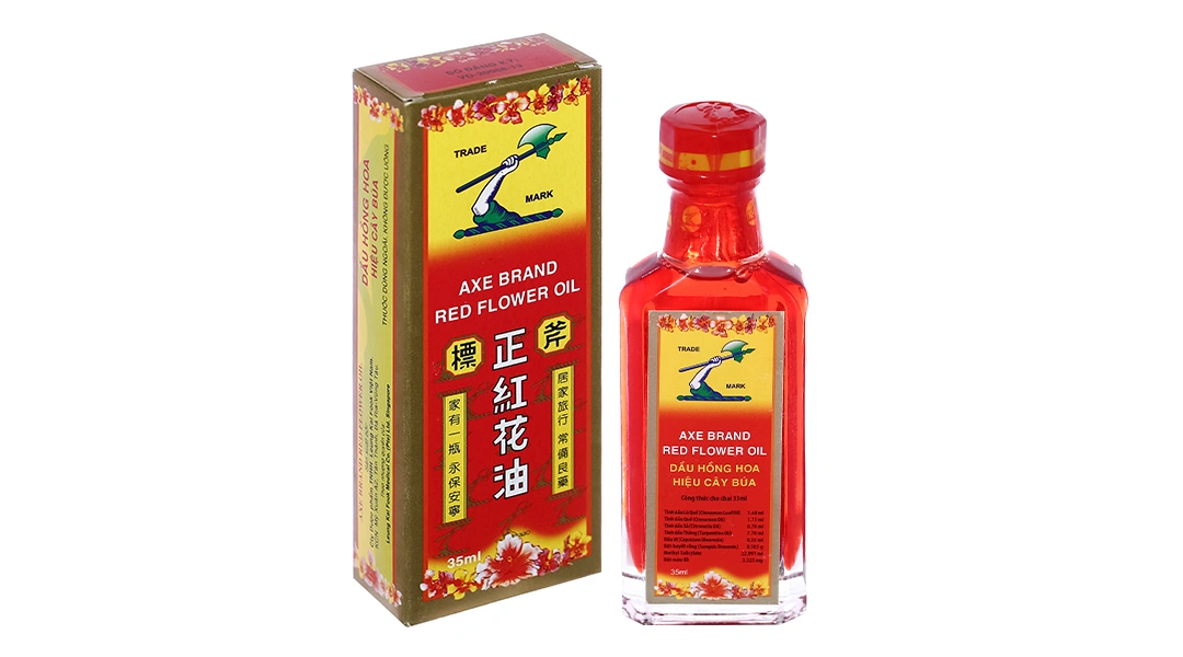 Dầu Hồng Hoa hiệu Cây Búa chai 35ml - 