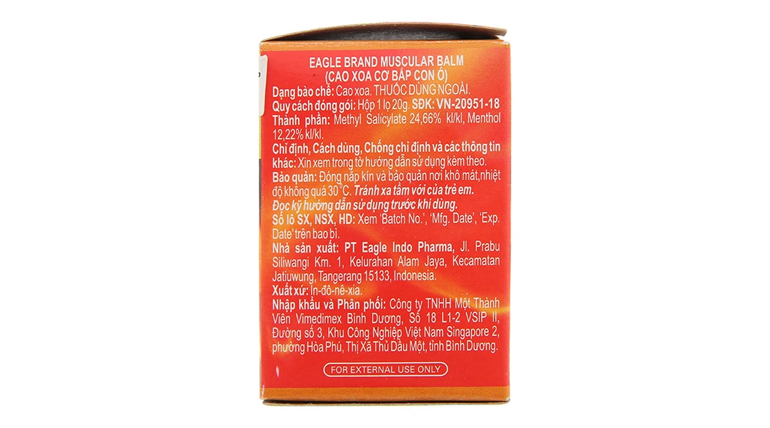 Cao xoa cơ bắp Con Ó lọ 20g - 3