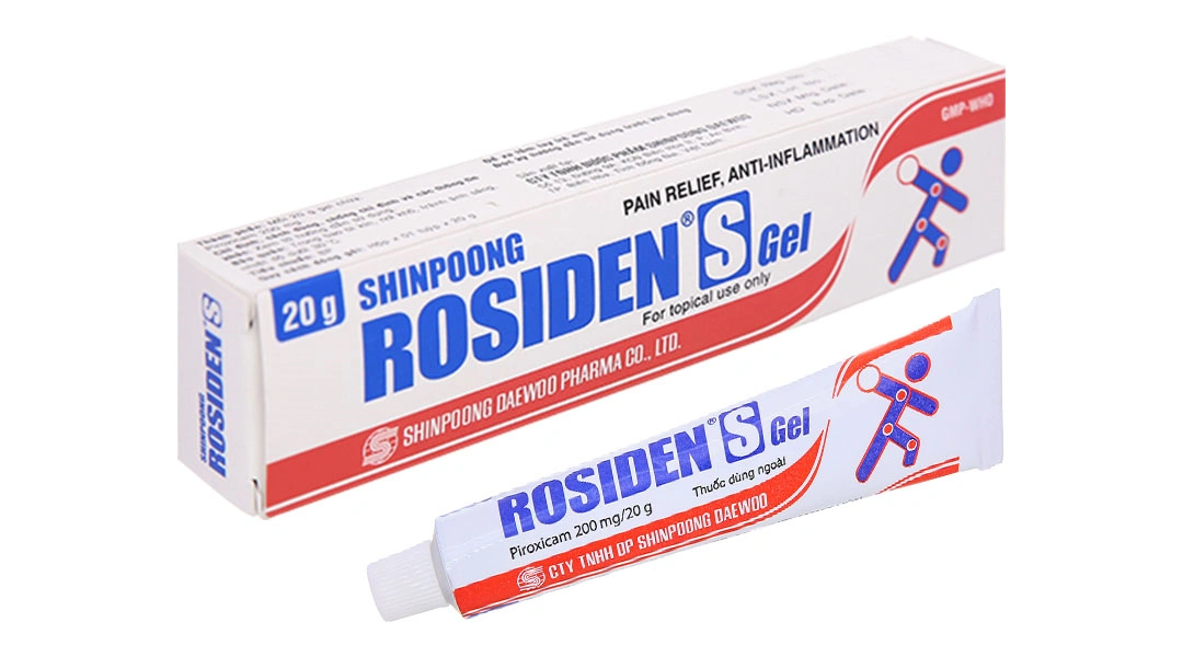 Rosiden S Gel 200mg/20g giảm đau, kháng viêm tuýp 20g - 